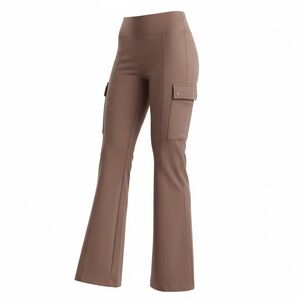 Athleta Delancey Straight Cargo Pant, Rustic Beige Brown Pants Active Work SP